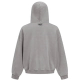 Vintage Oversized Full Zip Kangaroo Pocket Hoodie