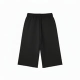 Wide- leg cropped joggers