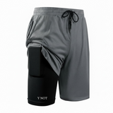 Y NOT Dual Layer Performance Shorts