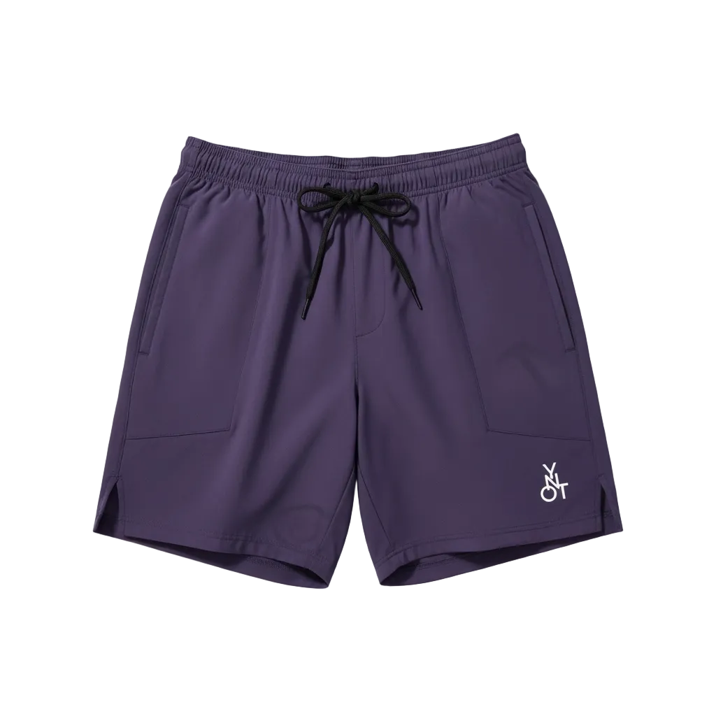 Y NOT Essential Athletic Shorts (Plum)