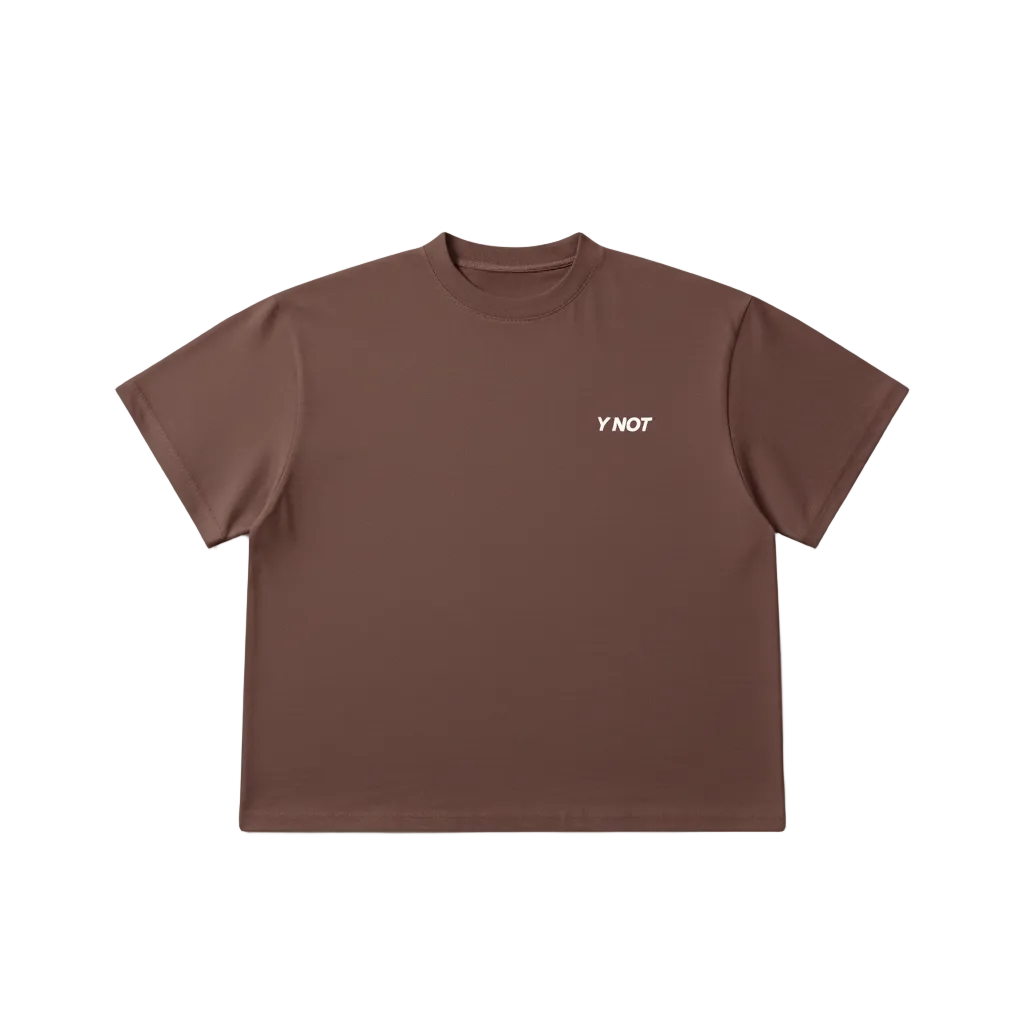 Y NOT Essential Tee – Sand Edition