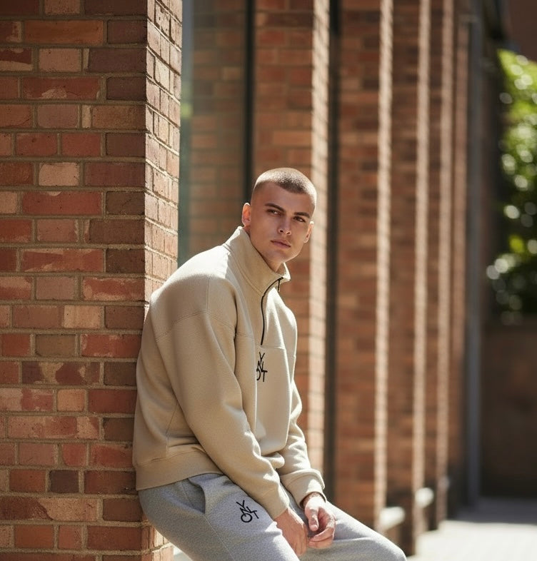 Y NOT Essential Fleece Quarter-Zip